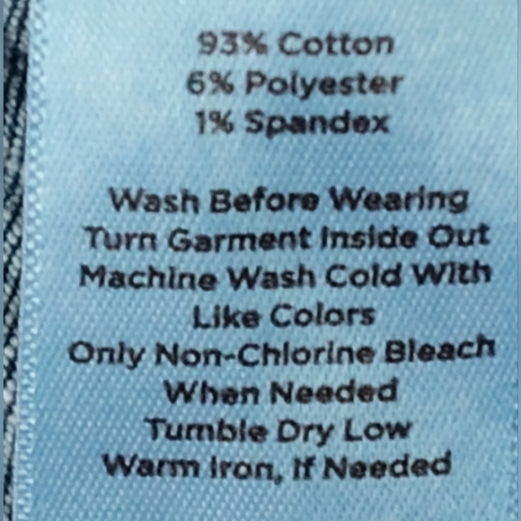 Talbots Women's Dark Wash Straight Leg Denim Jeans | Cotton Blend | Size 6 - Picture 5 of 5
